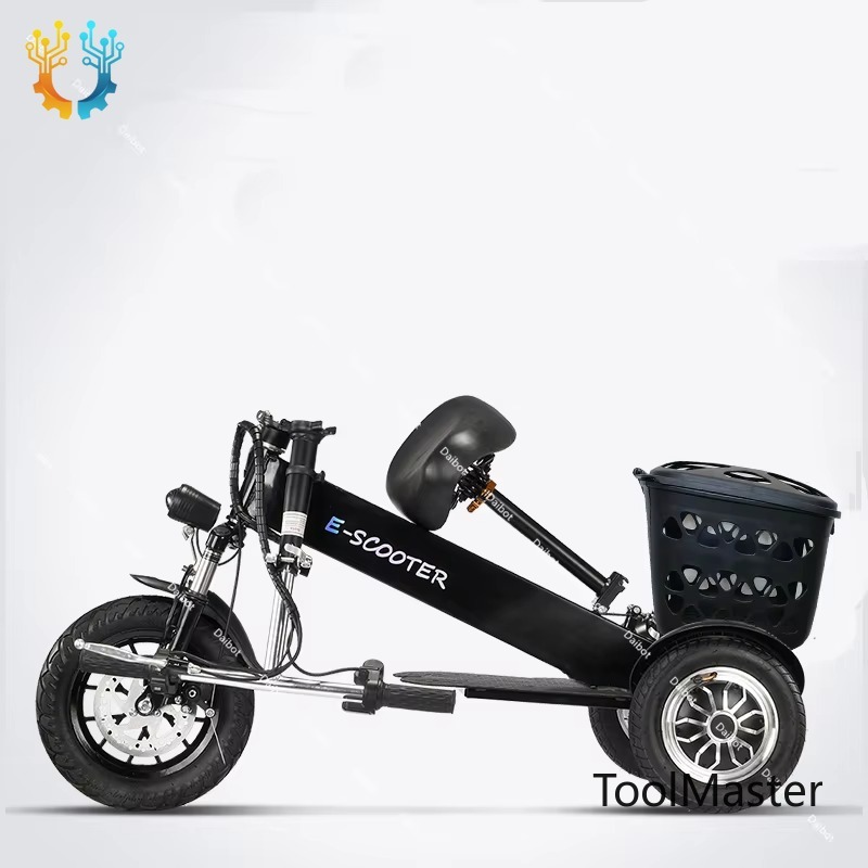 Scooter Tire - 【2026】Трехколесный двухместный складной электрический скутер для