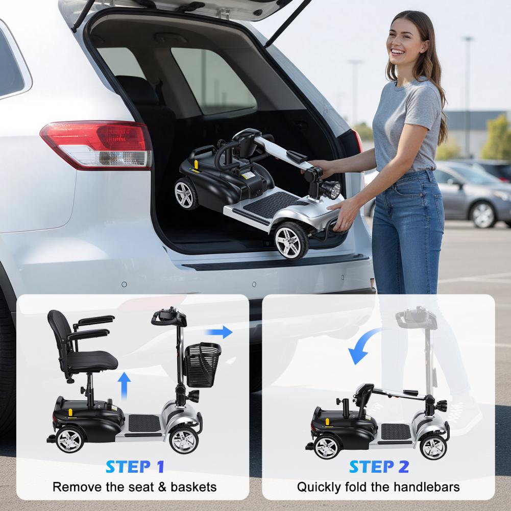 Электрический складной скутер  – обзор и цена Electric Scooter Adults