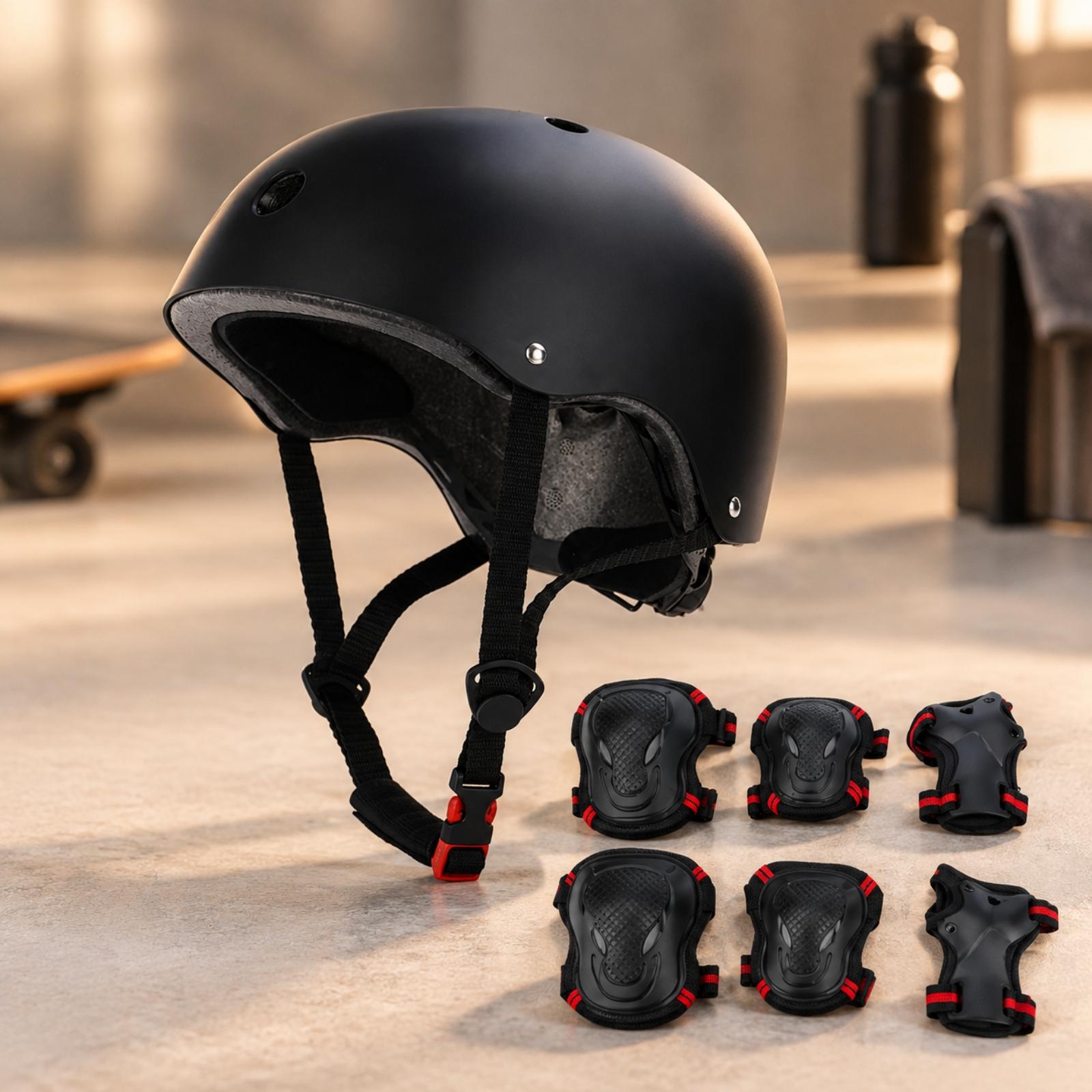 Прочный шлем для катания на ро – обзор и цена Scooter Helmet Set