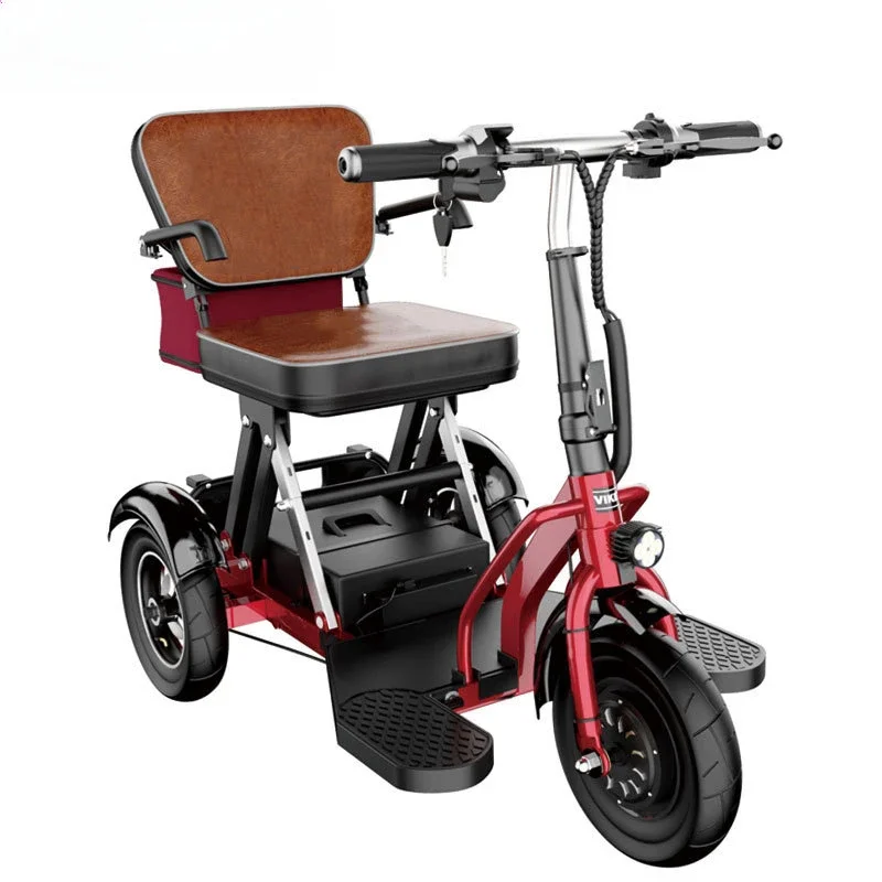 Электрический трехколесный ску – обзор и цена Folding Electric Scooter