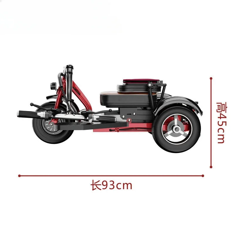 Электрический трехколесный ску – обзор и цена Folding Electric Scooter