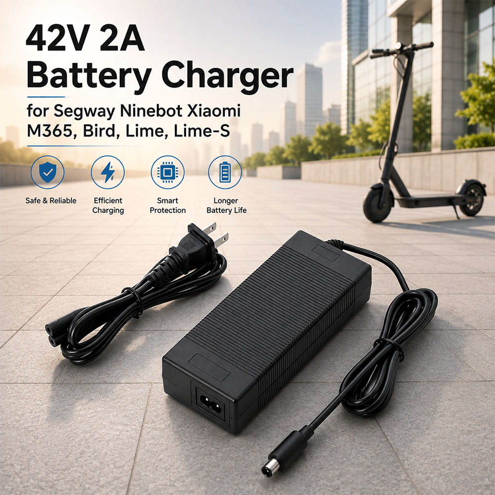 42 в 2 а адаптер питания для з – обзор и цена Electric Scooter Charger
