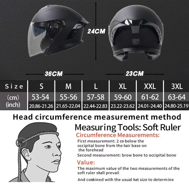 Мотоциклетный шлем открытого т – обзор и цена Scooter Helmet Set
