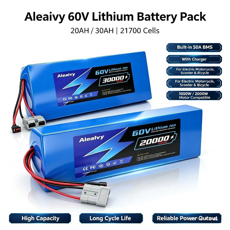 Литиевая аккумуляторная батаре – обзор и цена 60V 30Ah 21700 Battery Pack