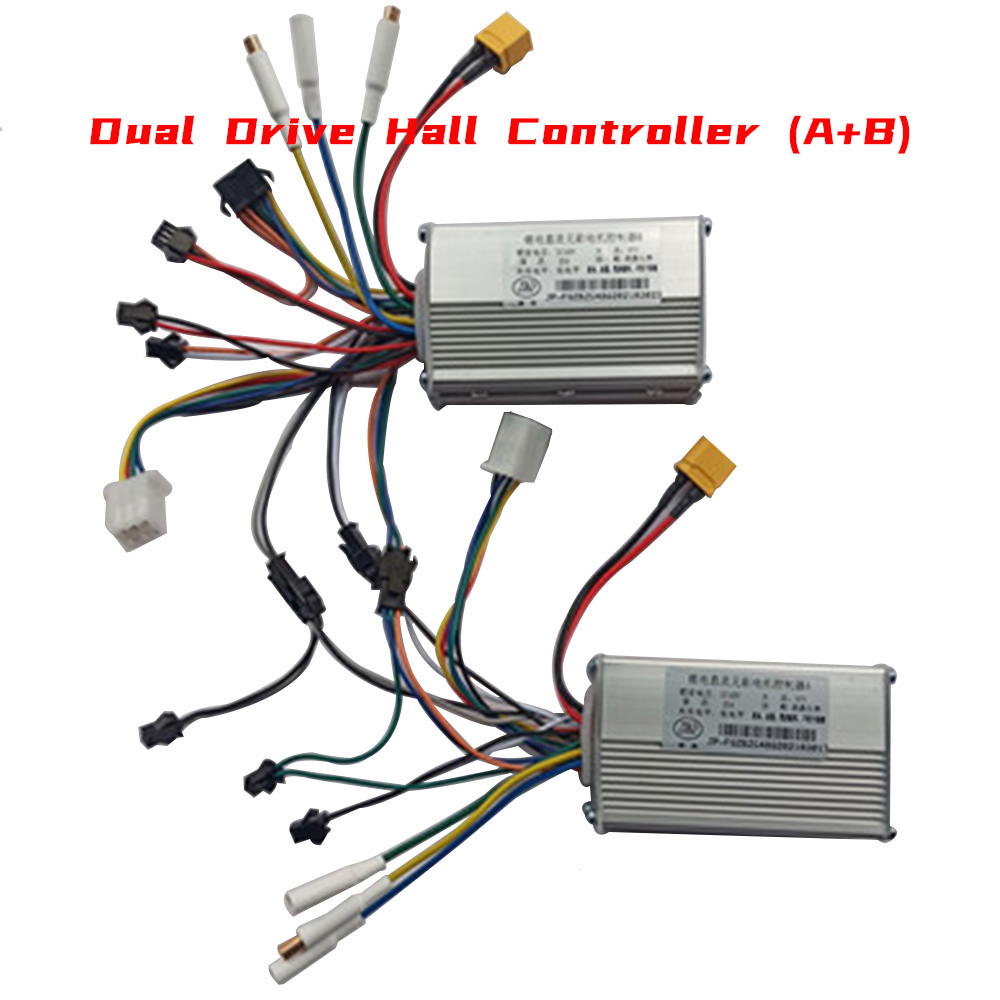 Jipin контроллер Hall No Hall  – обзор и цена 72V 45A Dual Controller