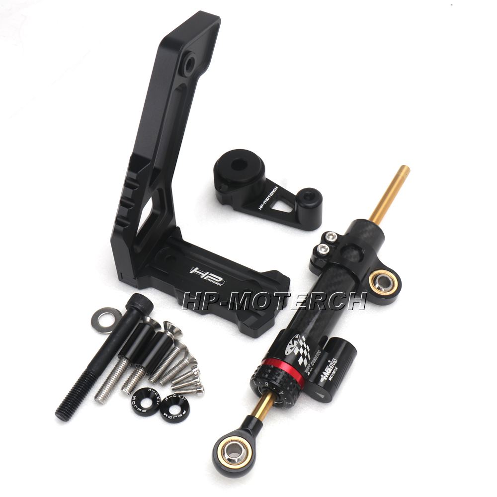 Новый комплект карбонового дем – обзор и цена Steering Damper Stabilizer Kit Cnc