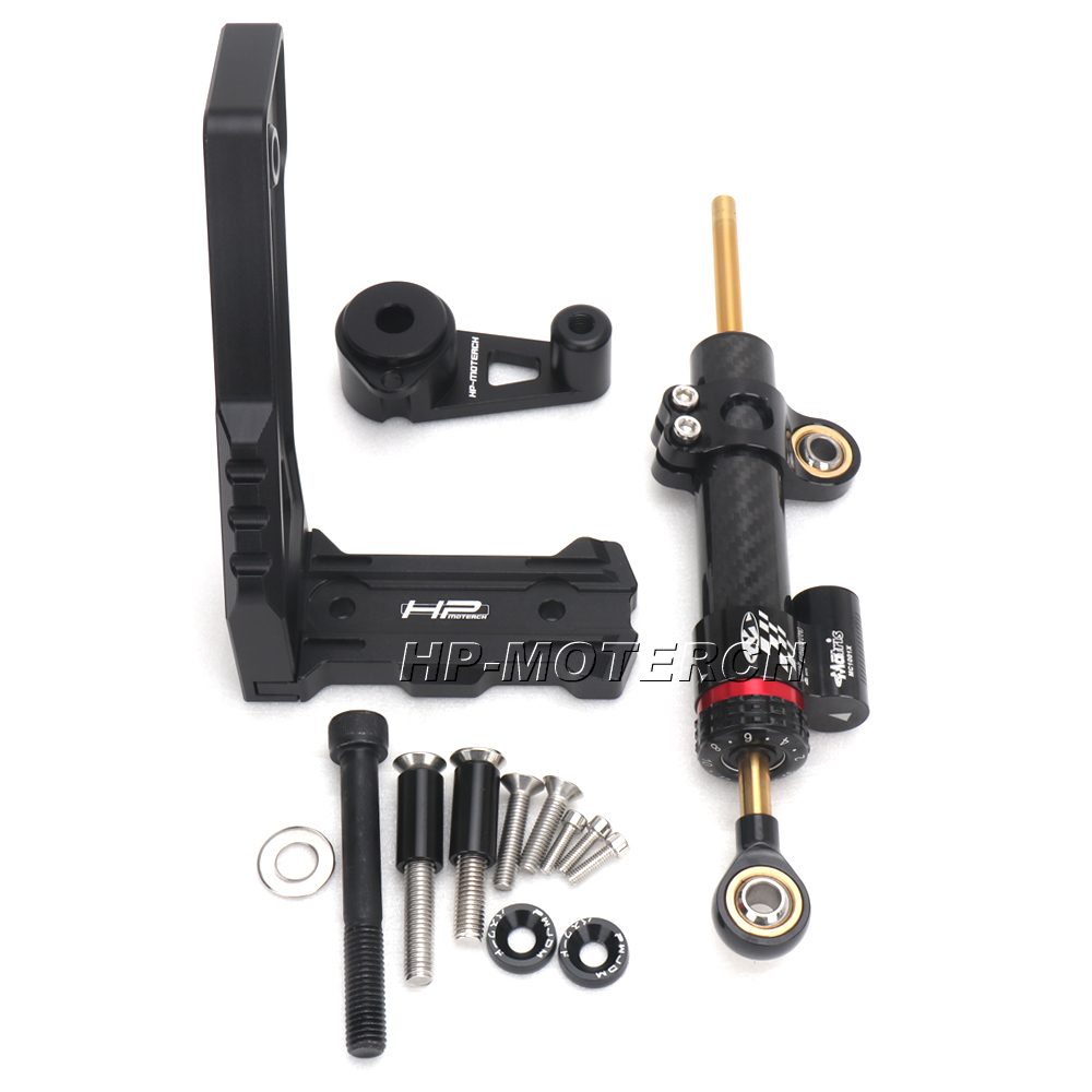 Новый комплект карбонового дем – обзор и цена Steering Damper Stabilizer Kit Cnc