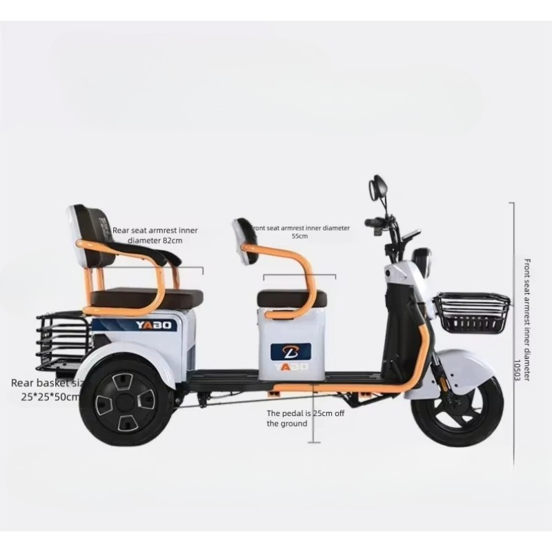 Электрический трицикл QQW, три – обзор и цена Electric Scooter Adults